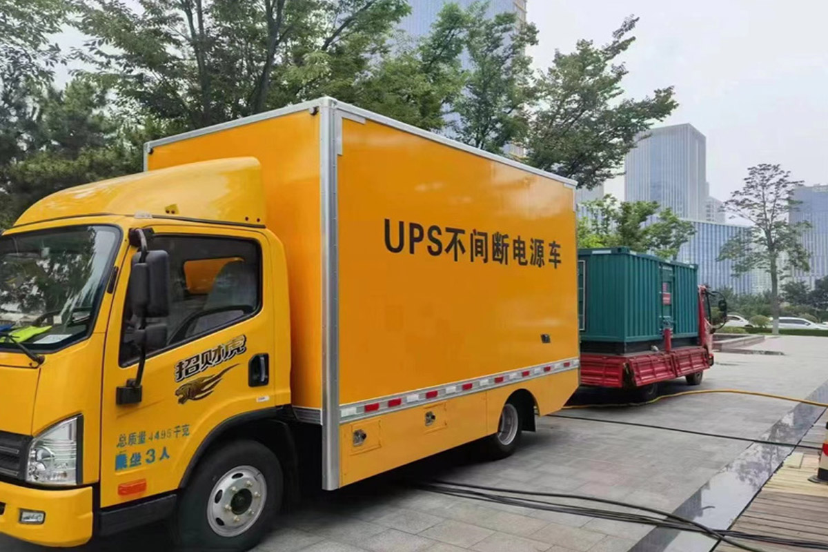 衡水发电机租赁施工现场