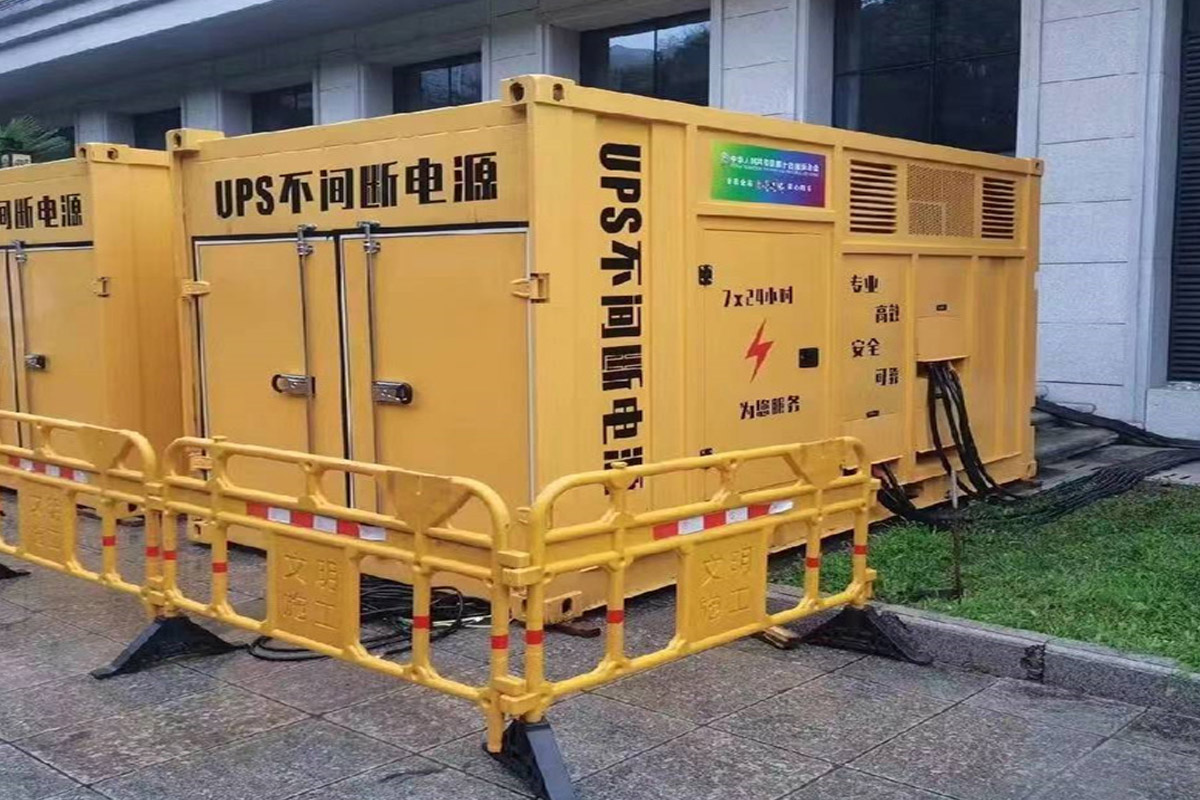 衡水发电机租赁施工现场