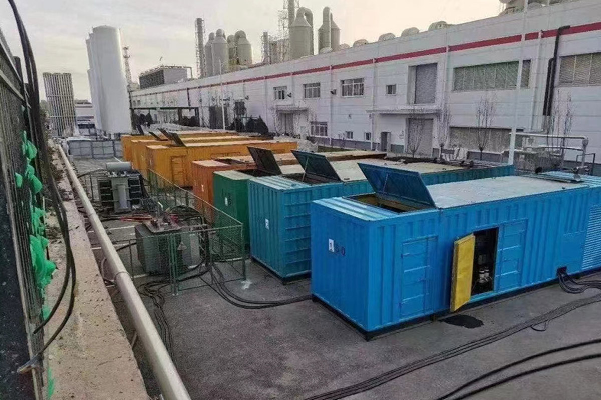 衡水发电机租赁施工现场
