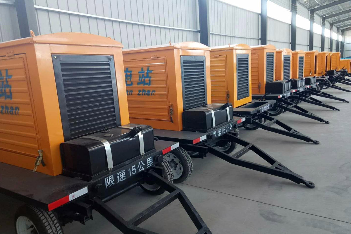 衡水发电机租赁施工现场